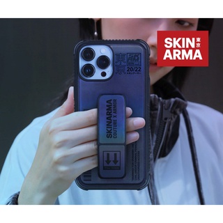 Skinarma 日本潮牌 iPhone 14 13 12 Pro Max 東京隱形支架防摔手機殼 腕帶 支架 軍規防摔
