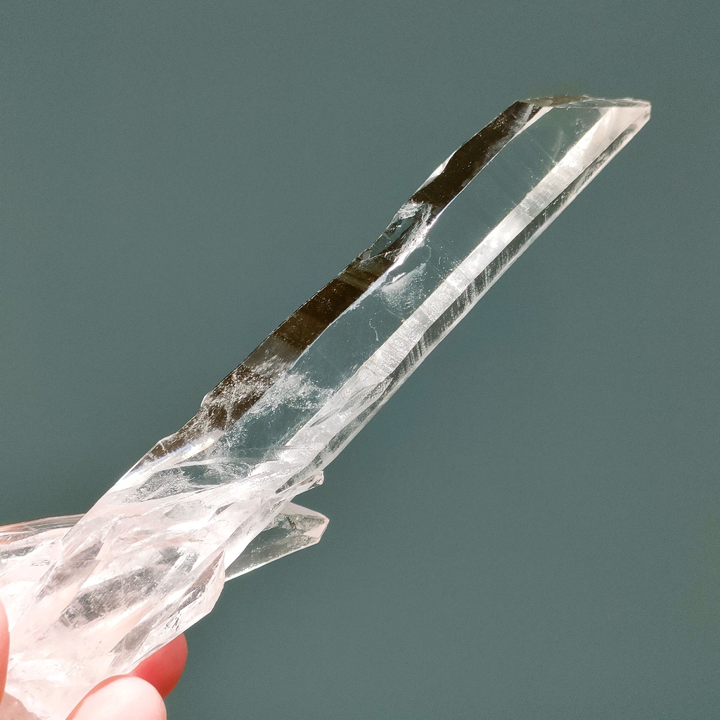 【永恆之光礦石】水晶魔法棒 激光柱 雷射激光柱 種子水晶 藍針 哥倫比亞水晶 (哥雷倫比亞水晶10號)