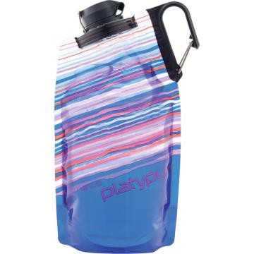 【platypus】09902 藍色天際線 1L DuoLock 軟式握把水瓶 摺疊水袋蓄水袋折疊水壺登山