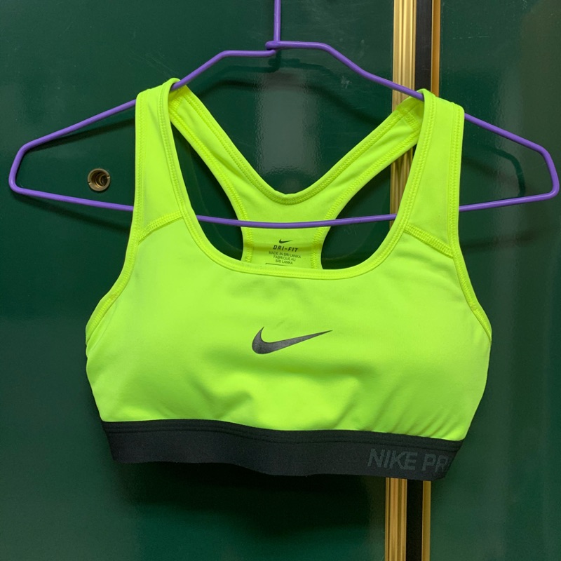 （二手） Nike 螢光色運動內衣