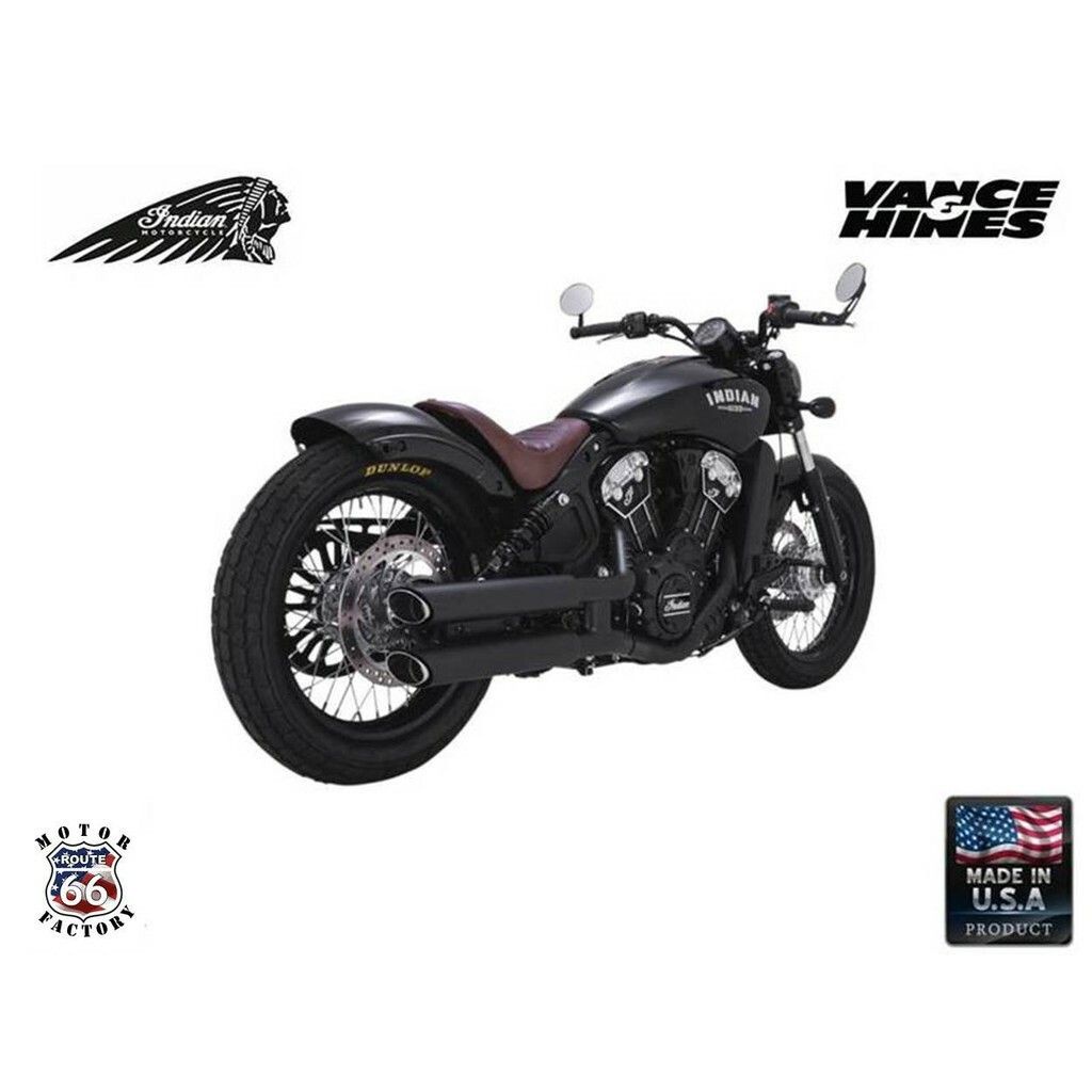indian scout bobber vance and hines exhaust