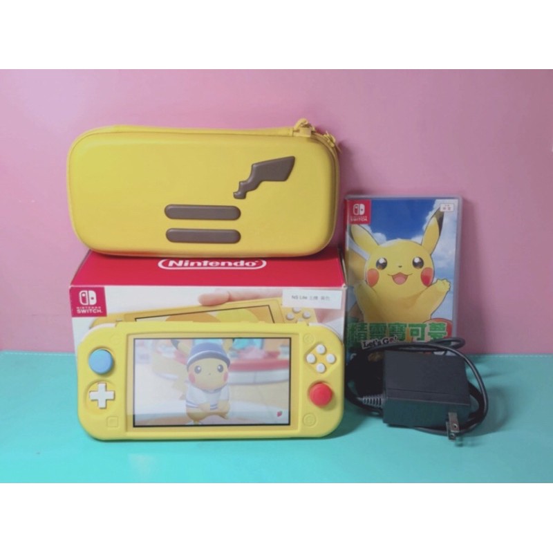 Switch Lite 黃色主機/精靈寶可夢 Let’s Go! 皮卡丘