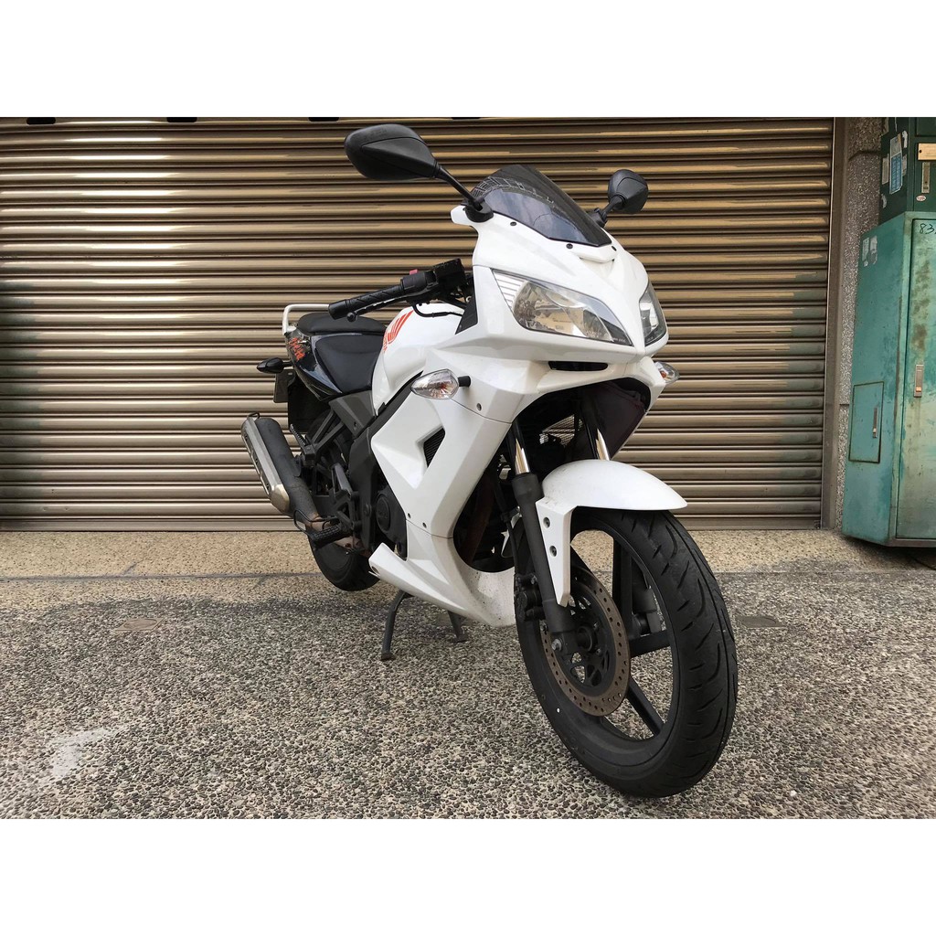 【幽浮二手機車】KYMCO 酷龍150 仿賽 Quannon 白色 2015年【999元牽車專案開跑 】