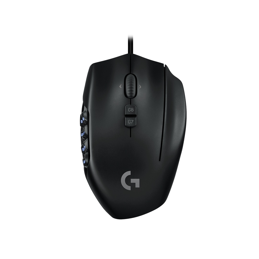 羅技logitech G600 Mmo 遊戲滑鼠個按鍵發光設定記憶電競g Shift 巨集1年保固 蝦皮購物