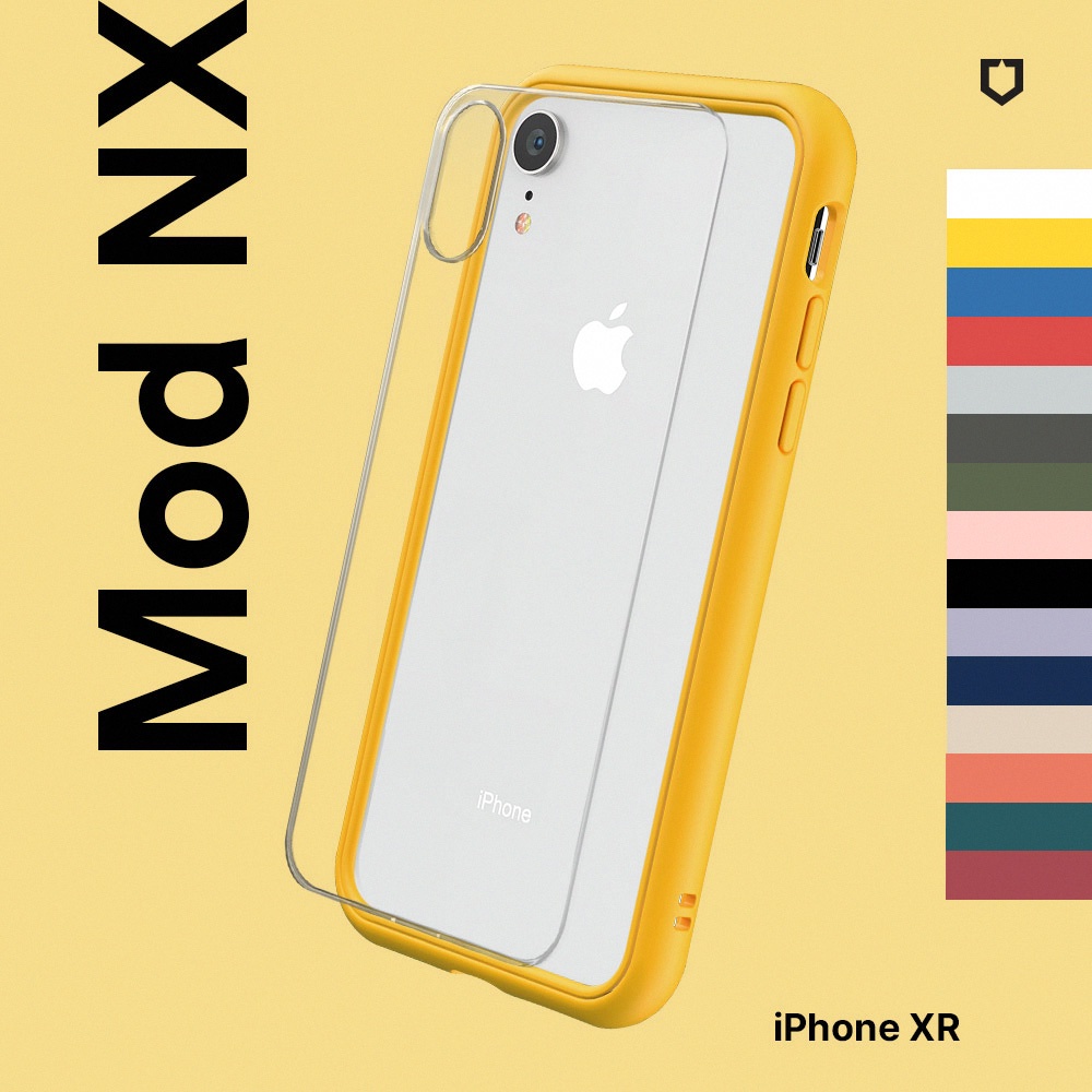 犀牛盾 適用iPhone XR Mod NX防摔邊框背蓋兩用手機殼(多色)