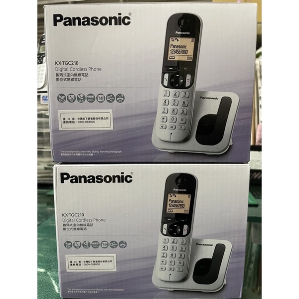 Panasonic   國際牌 DECT數位無線電話 KX-TGC210TW