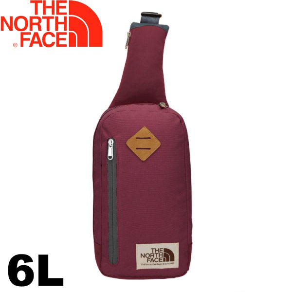 【The North Face 美國 斜肩包《酒紅》】CJ4T/單肩側背包/斜背包/隨行提包/悠遊山水
