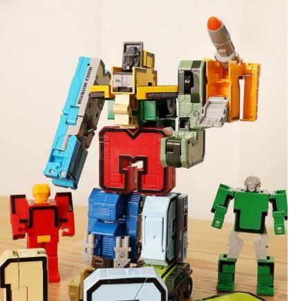 【超商免運】數字 變形 玩具 金剛 禮物 益智 機器人 男孩 全套 兒童 3-4 字母 6歲 百變 戰隊