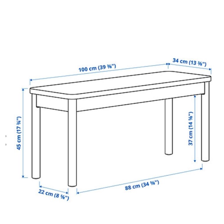 IKEA樺木長凳(二手九成新)