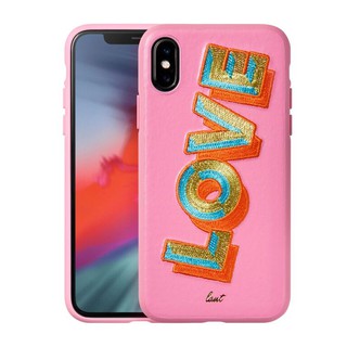 LAUT iPhone XR/XS/ Max 刺繡系列手機保護殼-LOVE
