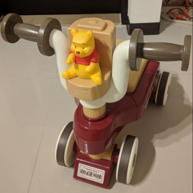 Disney Baby 維尼兩用幼兒車 學步車 玩具車