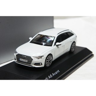 【現貨特價】奧迪原廠 1:43 I-Scale Audi A6 Avant 2018 白色