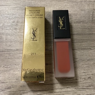 全新 漢神購入 YSL 時尚印記雪絨唇釉 211 唇釉 唇膏
