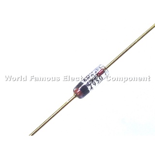 1個 - Motorola (CGG) JAN 1N750A 4.7V 0.5W 金腳 Zener Diode 二極體
