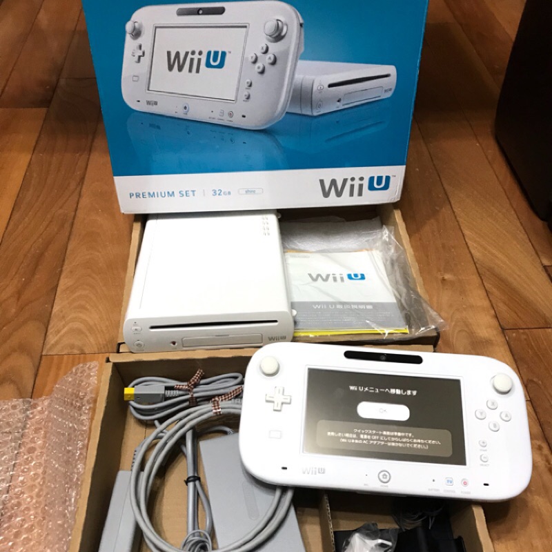 Wiiu 主機32gb Wii U 日版 Gamepad控制器 支援wii遊戲可改機a01 蝦皮購物