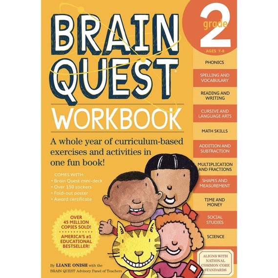 （現貨！！！）Brain Quest Workbook Grade 2 （Age7-8)