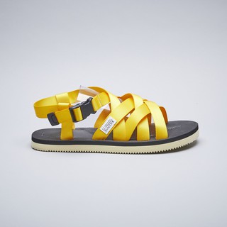 SUICOKE SAMA OG-083 黃色 奶油底 可調節 緞帶 涼鞋 塑膠扣 黃金大底【SK20083YL】