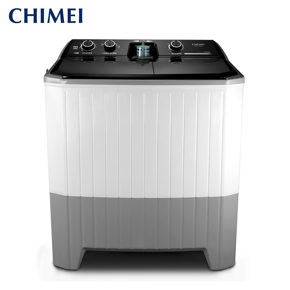 蝦幣十倍送【CHIMEI奇美】洗12Kg/脫8kg雙槽洗衣機(WS-P128TW) 送基本安裝