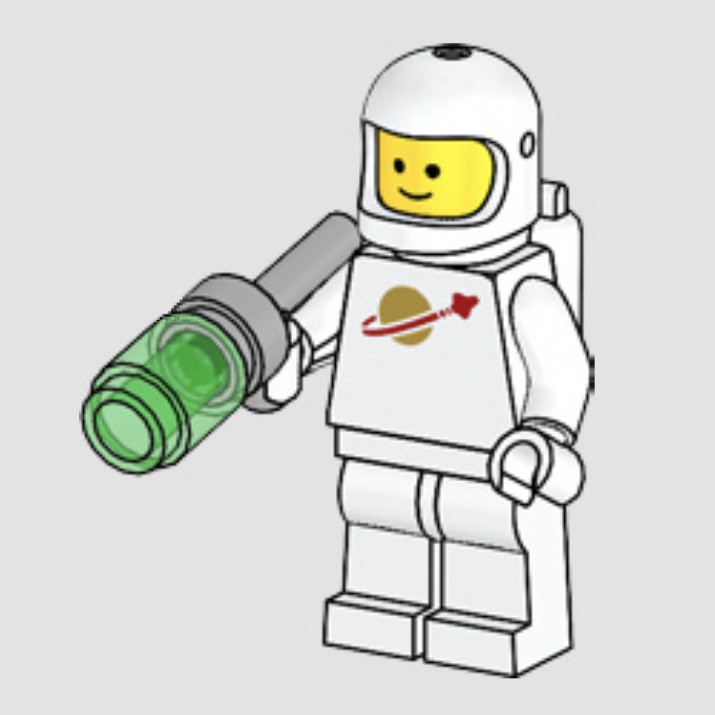 LEGO 70841 拆售 人偶 白色 太空人 Jenny (附手持配件)