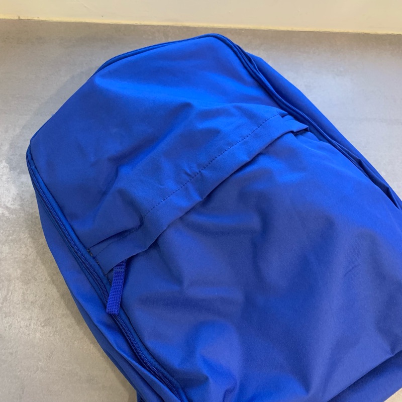 Ikea素面藍色兩用後背包