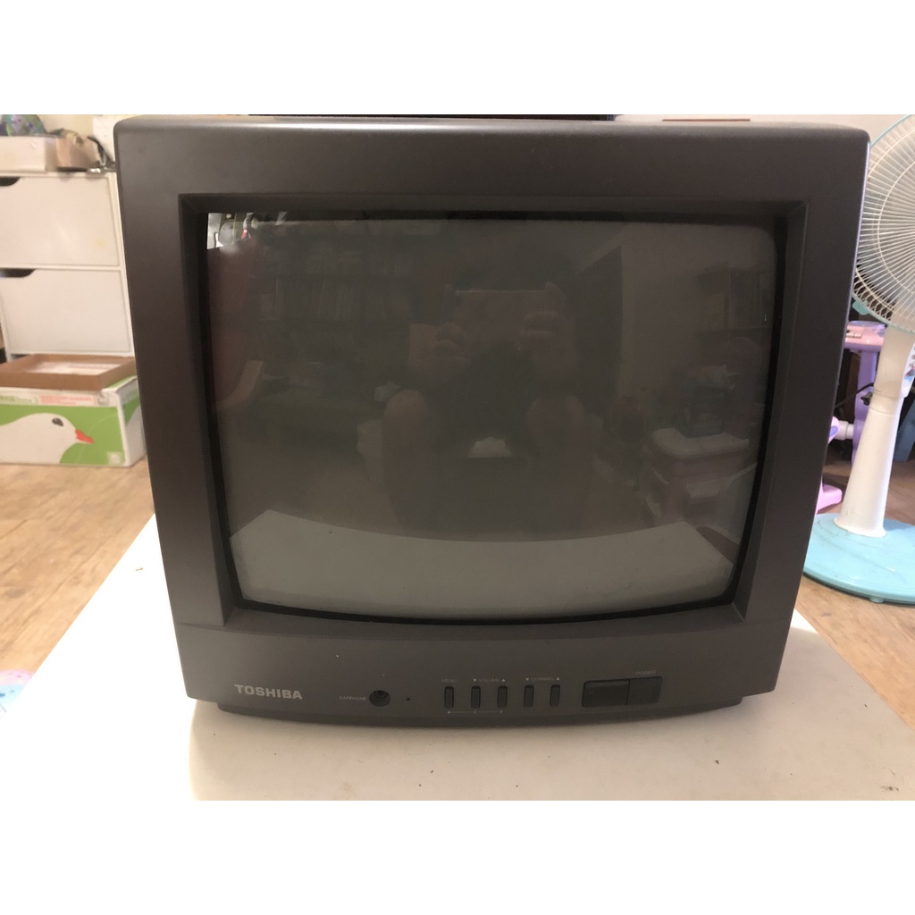 TOSHIBA 古早期電視機(1999年) 收藏 擺設