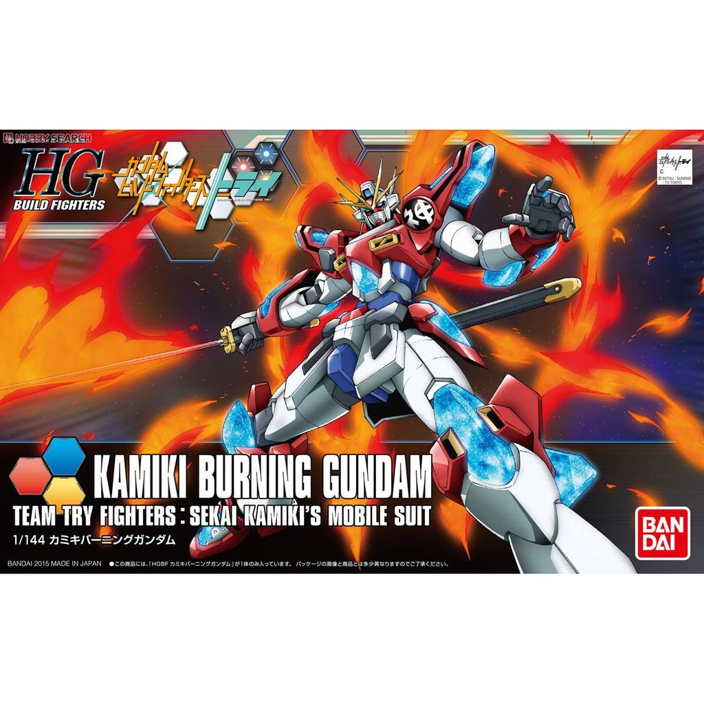 亞納海姆 鋼彈創鬥者 TRY HGBF 1/144 KAMIKI BURNING GUNDAM 神木燃燒鋼彈  預約