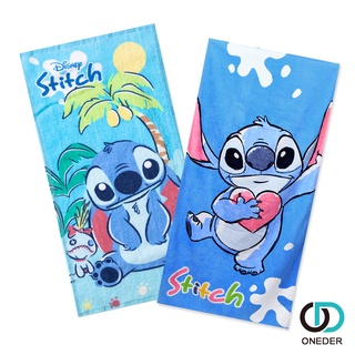 【ONEDER旺達】Disney 史迪奇童巾 毛巾 純棉毛巾LH-DB004