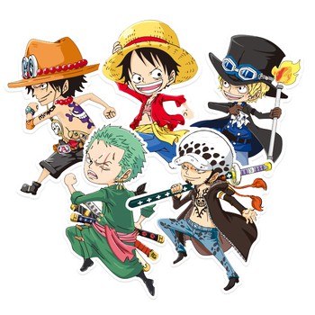 智障女神黏tt貼紙舖 海賊王三兄弟防水貼紙 行李箱贴紙 One Piece 蝦皮購物