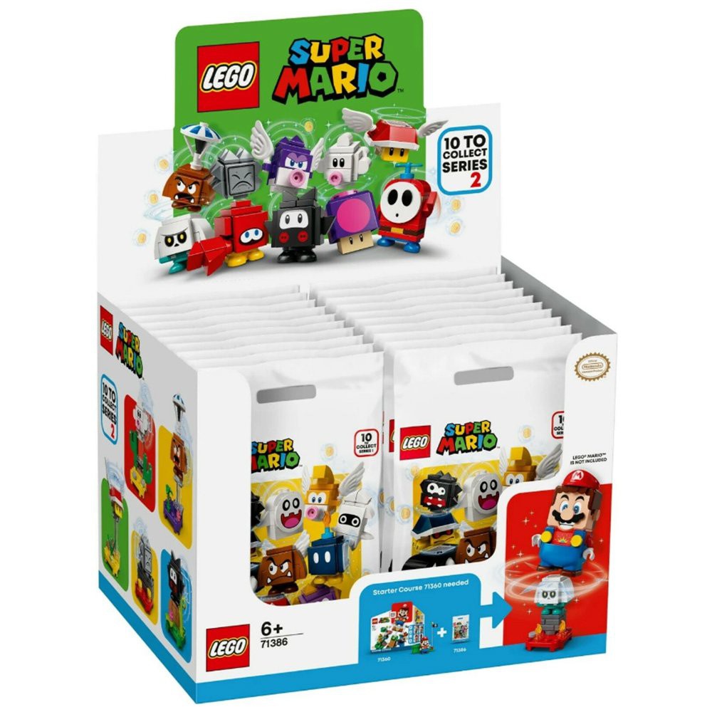 【CubeToy】樂高 71386 超級瑪利歐 角色包 第2代 20包 一箱 - LEGO Super Mario -