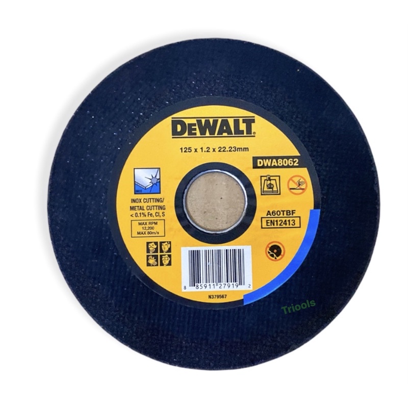 含稅｜DEWALT 得偉  DWA8062 5吋 不鏽鋼 不銹鋼 切斷 砂輪片 125mm*1.2*22.23mm