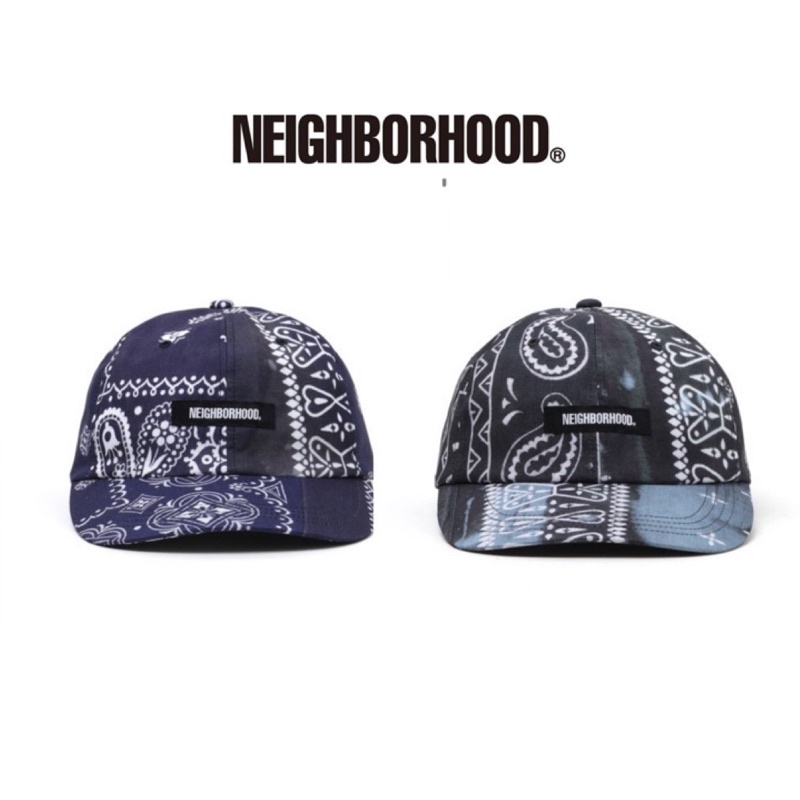 NEIGHBORHOOD BANDANA CHOPPED E-CAP nbhd腰果民族圖騰帽子棒球帽滑板