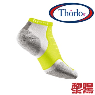 Thorlos 美國 雪豹超短筒襪 螢光黃 超輕量/避免摩擦/全面保護 44TRL223