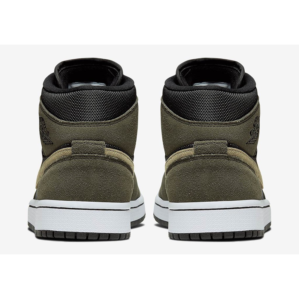 jordan mid 1 olive