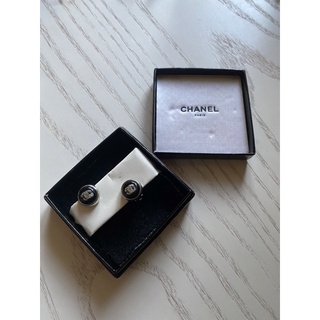 Chanel vintage LOGO 耳夾 稀有小尺寸 00A
