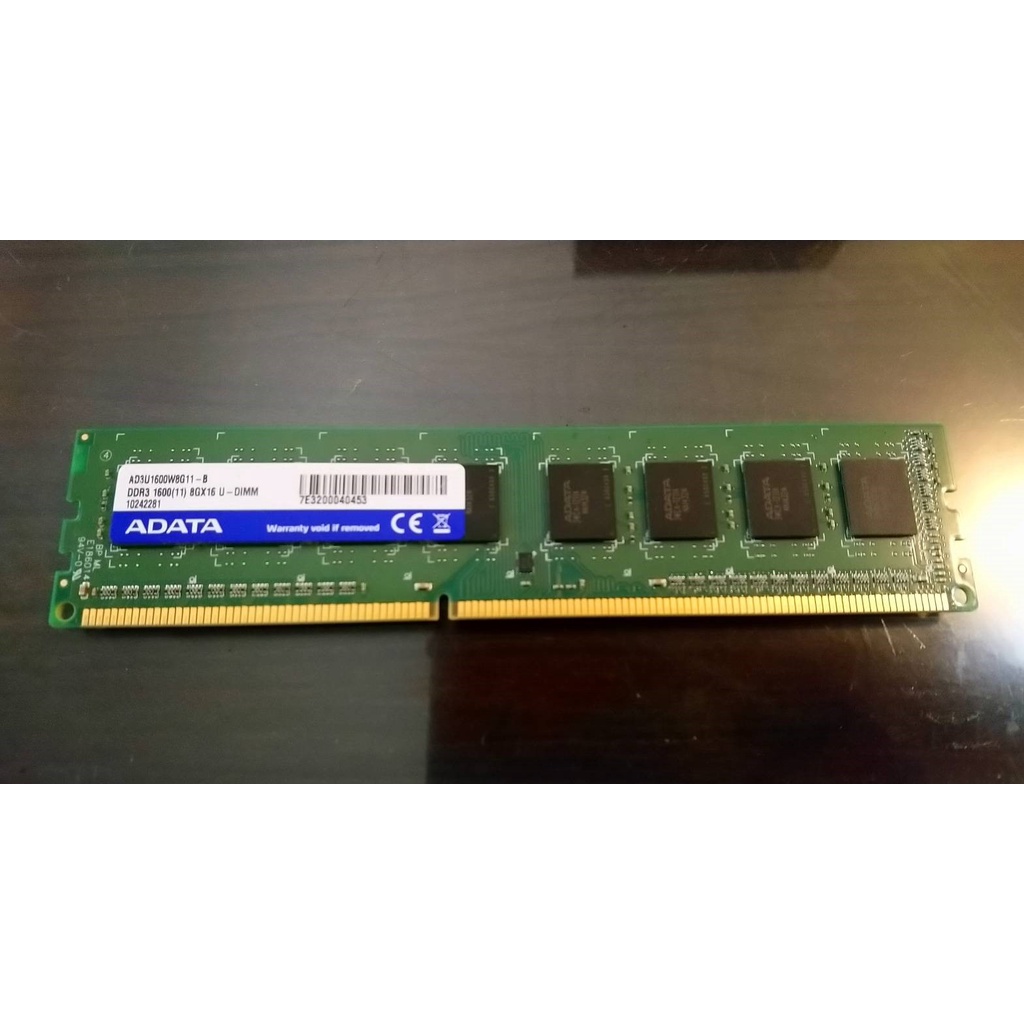 ADATA 威剛 DDR3 1600 8G 二手