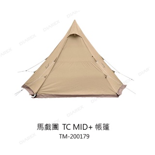 【CampingBar】日本tent-Mark DESIGNS 馬戲團TC MID+帳篷