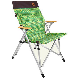 [現貨] KAZMI 經典民族風櫸木手把折疊椅休閒椅 綠色