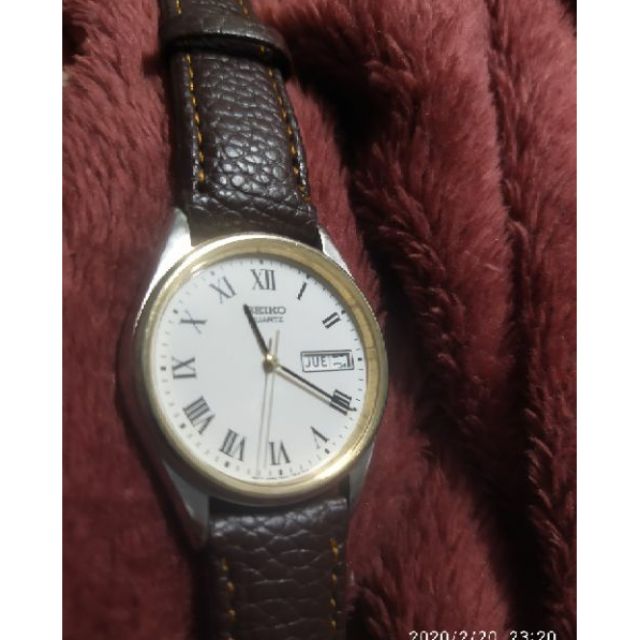 二手 Seiko 金邊 銀框 經典 復古 古著 男錶 女錶 小圓錶 小金錶 中性錶