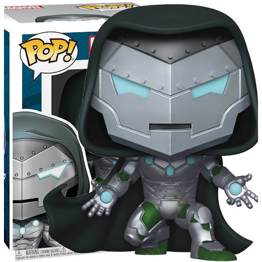 {克拉克玩具} FUNKO POP infamous ironman 漫威系列 末日博士 鋼鐵人 夜光版 677