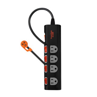 群加 PowerSync 5開4插防雷擊抗搖擺延長線(加大間距)/臺灣製造/1.8m