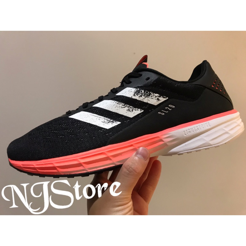 🍊吉利商店】Adidas SL20 極速輕量化跑鞋黑EG1166 黑粉EG1144 | 蝦皮購物