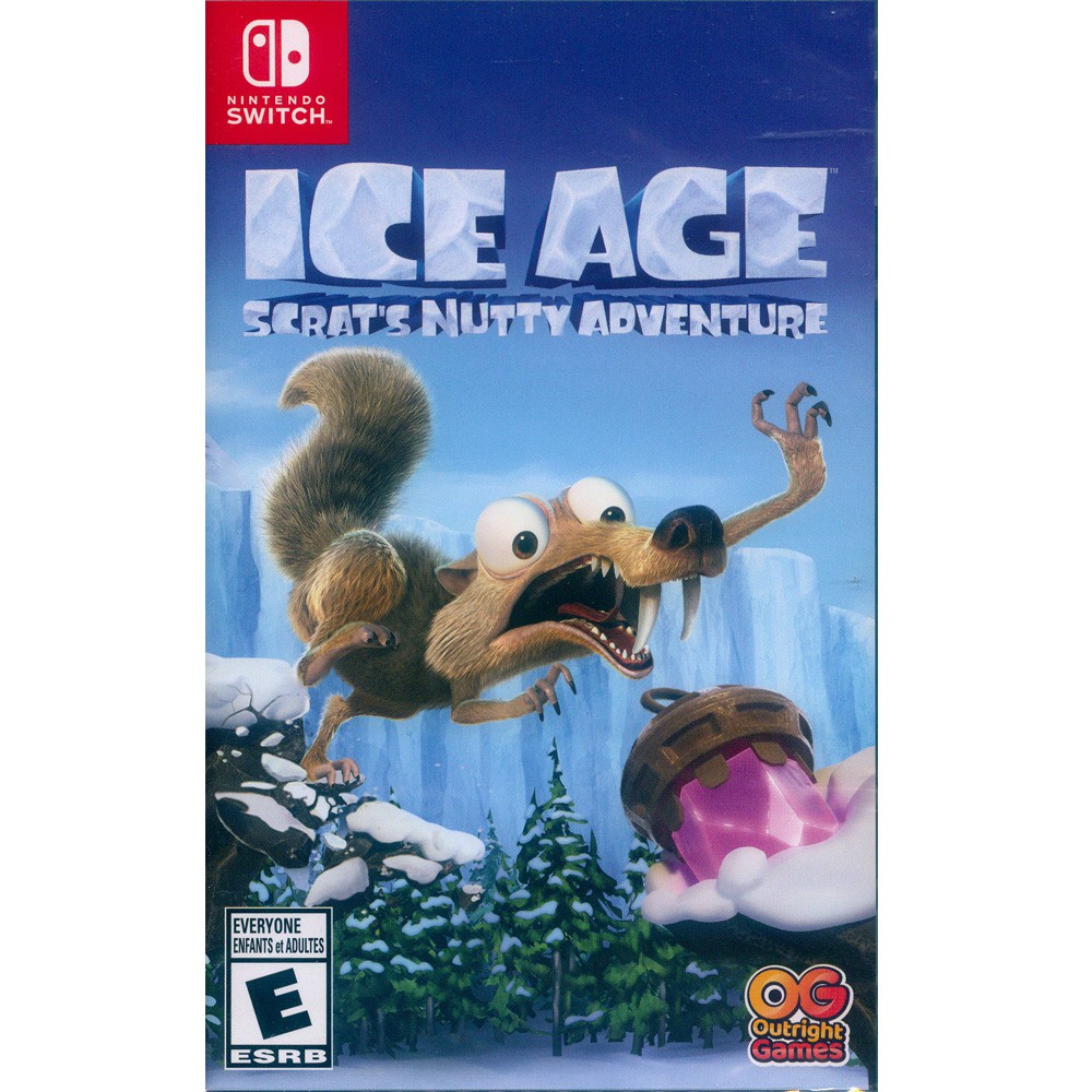 NS SWITCH 冰原歷險記：鼠奎特的堅果冒險 中英日文美版 ICE AGE: Scrat's Nutty 【一起玩】