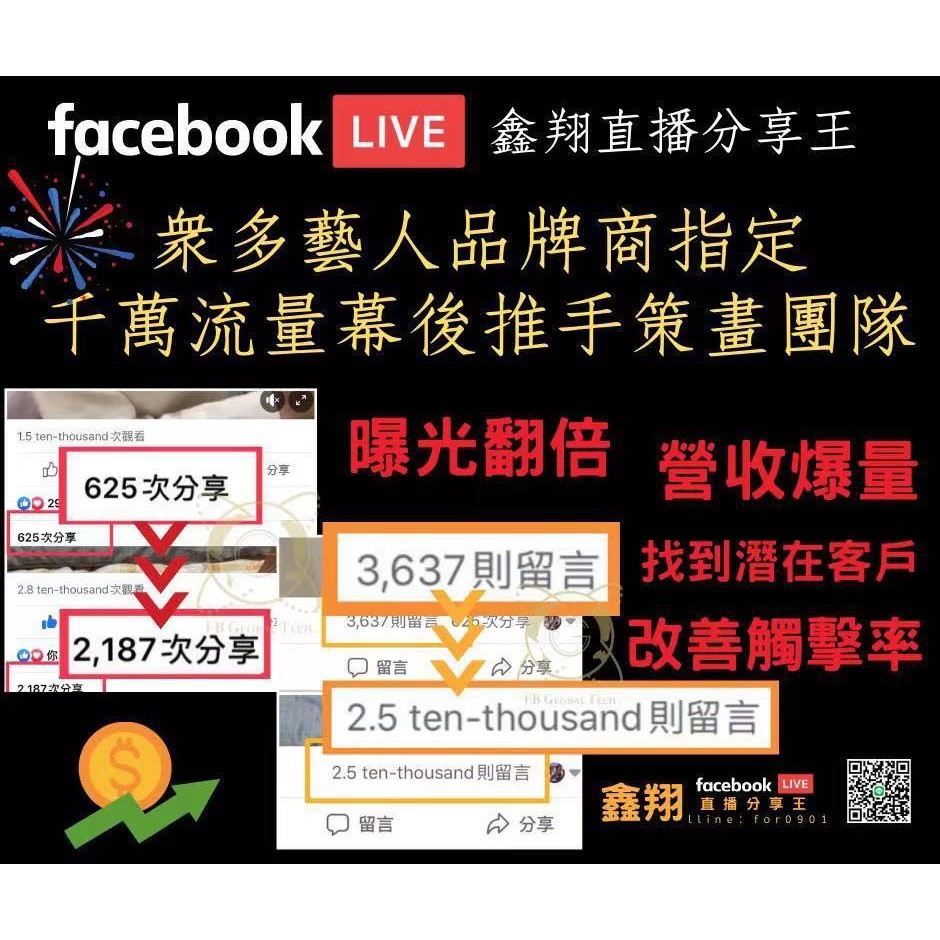 直播分享王 Fb直播 1 直播炒氣氛 分享社團 直播刷單 真人 直播顧問 蝦皮購物