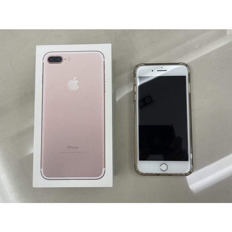 專人下單  自售 女用機 Apple iPhone 7 Plus 128GB 玫瑰金 5.5吋 送 保護貼 手機殼