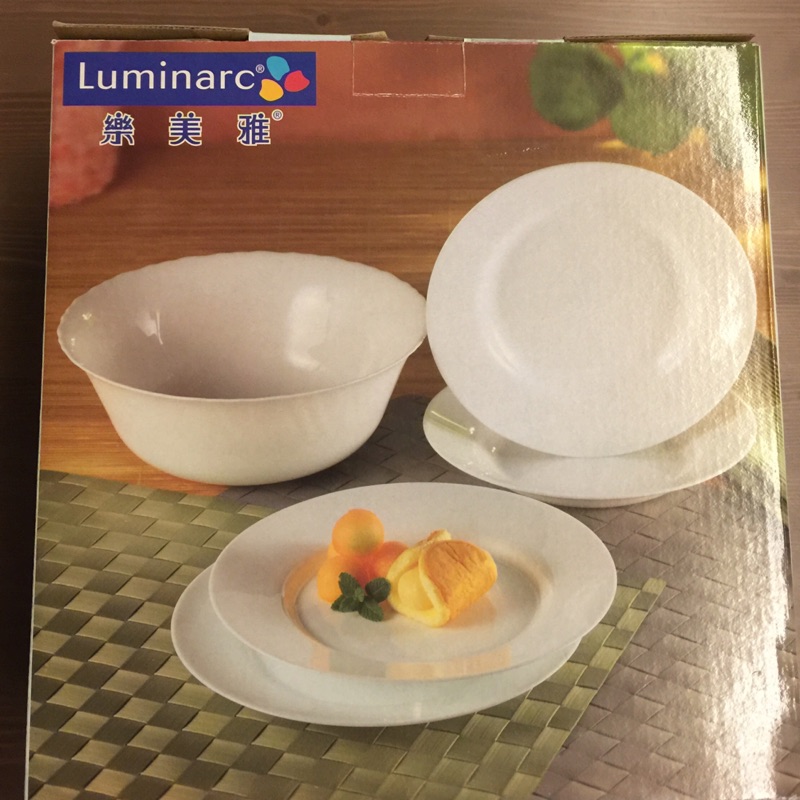 Luminarc 樂美雅5件強化餐具組（法國品牌）