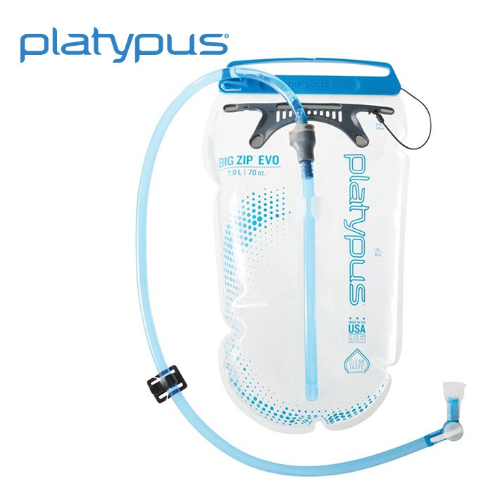 【Platypus 美國】Big Zip EVO 大開口吸管水袋 2.0L (10858)