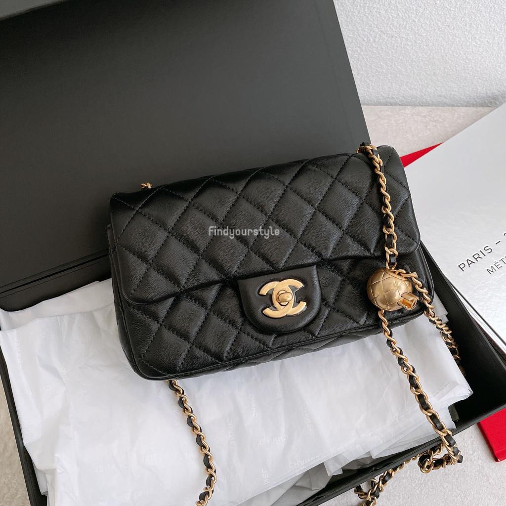 Findyourstyle 正品代購 Chanel 金球黑色CF MINI 20