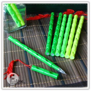 吹笛筆 雙頭竹子吹笛筆笛子筆 中性筆 廣告筆 哨子筆 雙頭筆 竹葉筆 造型原子筆 創意文具 贈品禮品 A2555