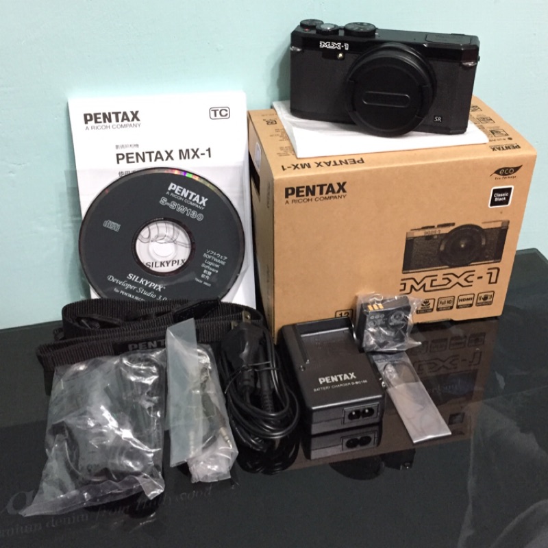 Pentax MX-1 黑 F1.8 公司貨 數位相機 1200萬畫素 GA#63339T