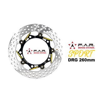 FAR SA SPORT 新版 運動碟 DRG 260mm 全新改款 黑金釦